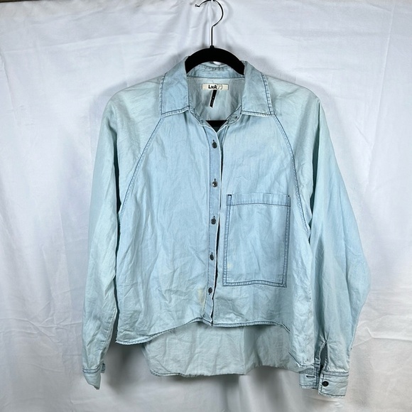 LNA BUTTON DOWN SIZE(M) - Picture 1 of 6